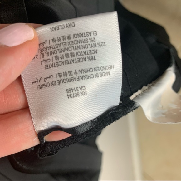 BCBG BLACK (ORE6G229) PANEL SATIN HALTER DRESS 4 - Picture 6 of 6